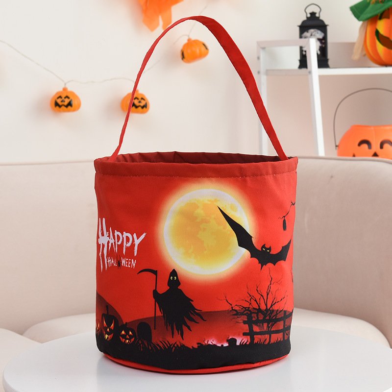 Title 8, Halloween Basket Luminous Pumpkin Bag Children