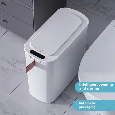 Intelligent Induction Kitchen Living Room Large Capacity Automatic Trash Can