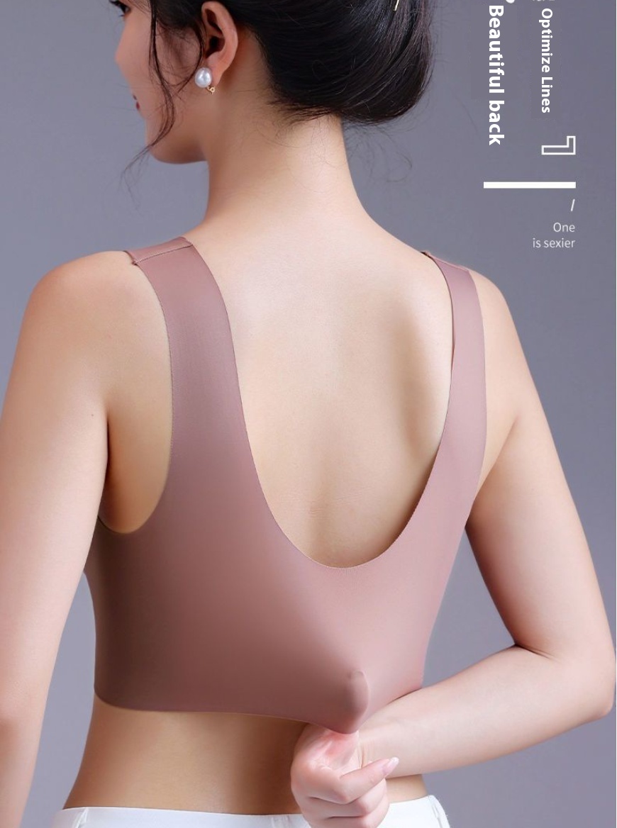 Title 9, Ice Silk Lace Thin Seamless Back Shaping Bra