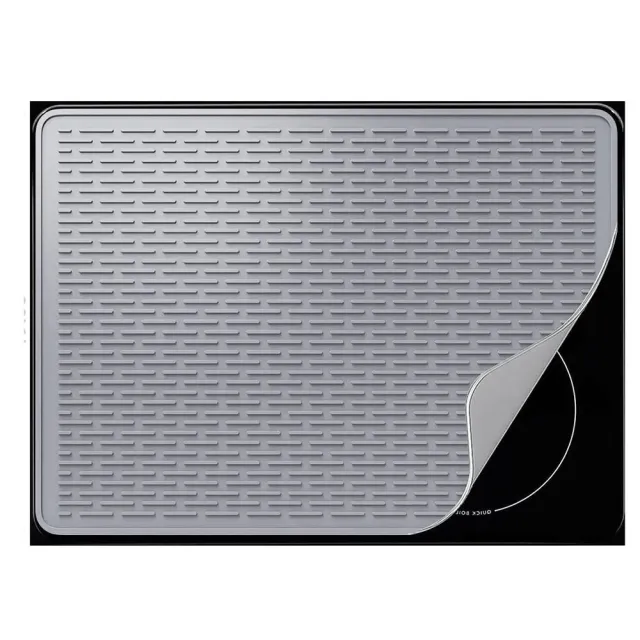 Multifunctional Silicone Stove Kitchen Drain Protective Pad Light Gray - Shop at LoveMi