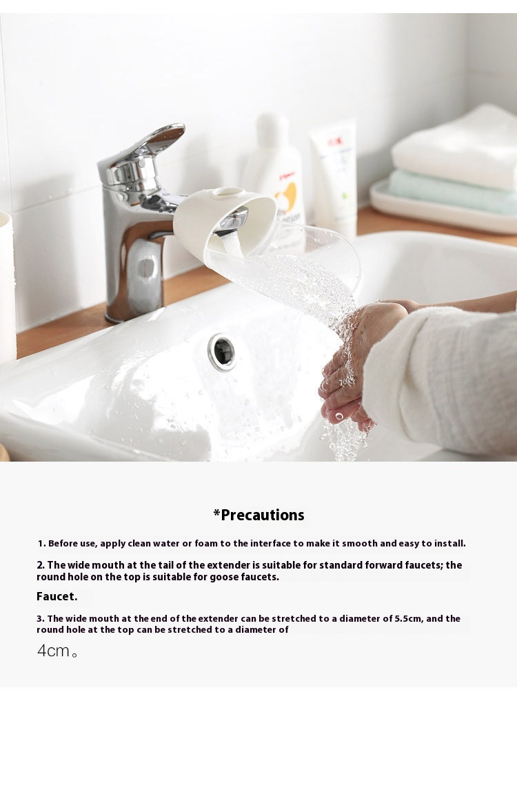 Title 3, Faucet Lengthened Hand Washing Machine Guide Gu...