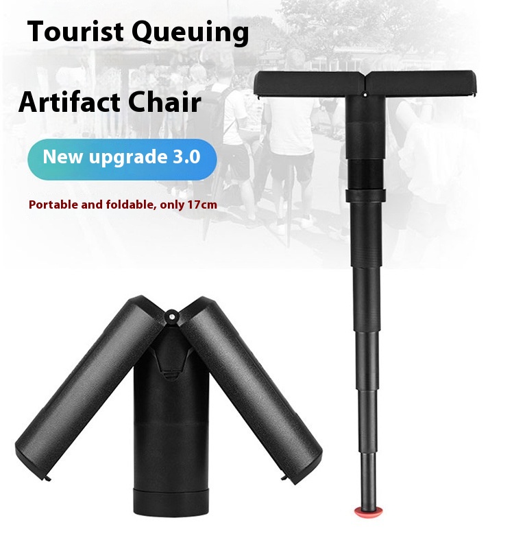 Title 3, Outdoor Denmark Queuing Subway Folding Stool