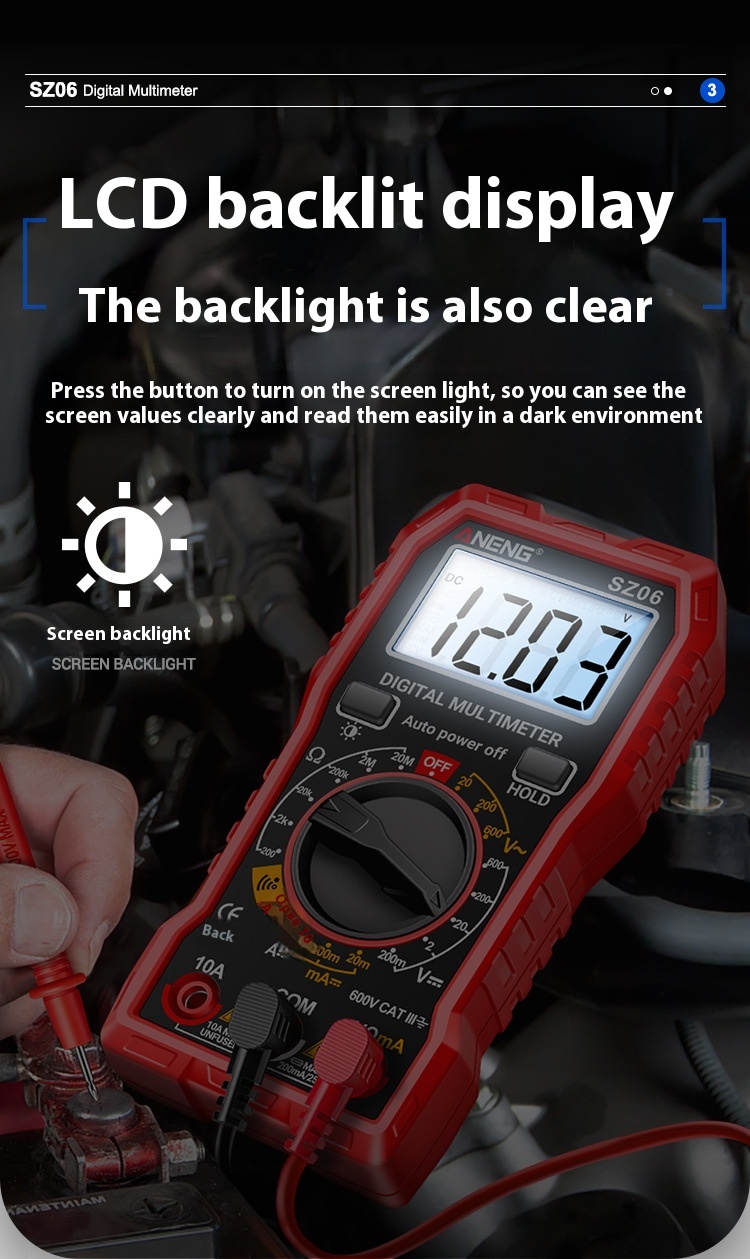 Title 6, Digital Multimeter High Precision Digital Displ...