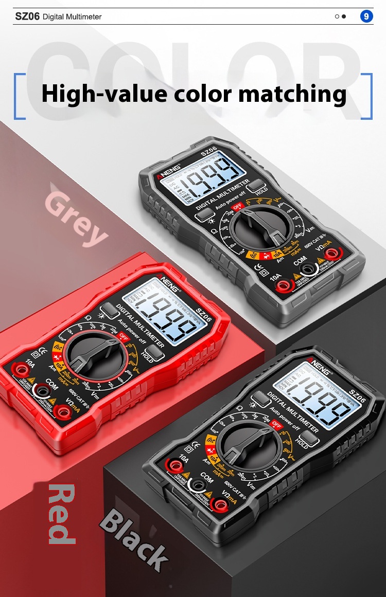 Title 2, Digital Multimeter High Precision Digital Displ...