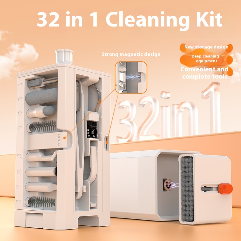 ["跨境Q32新款32合1清洁套装通用所有电子产品源头工厂直销！","跨境q32新款32","合1清洁套装通用"]