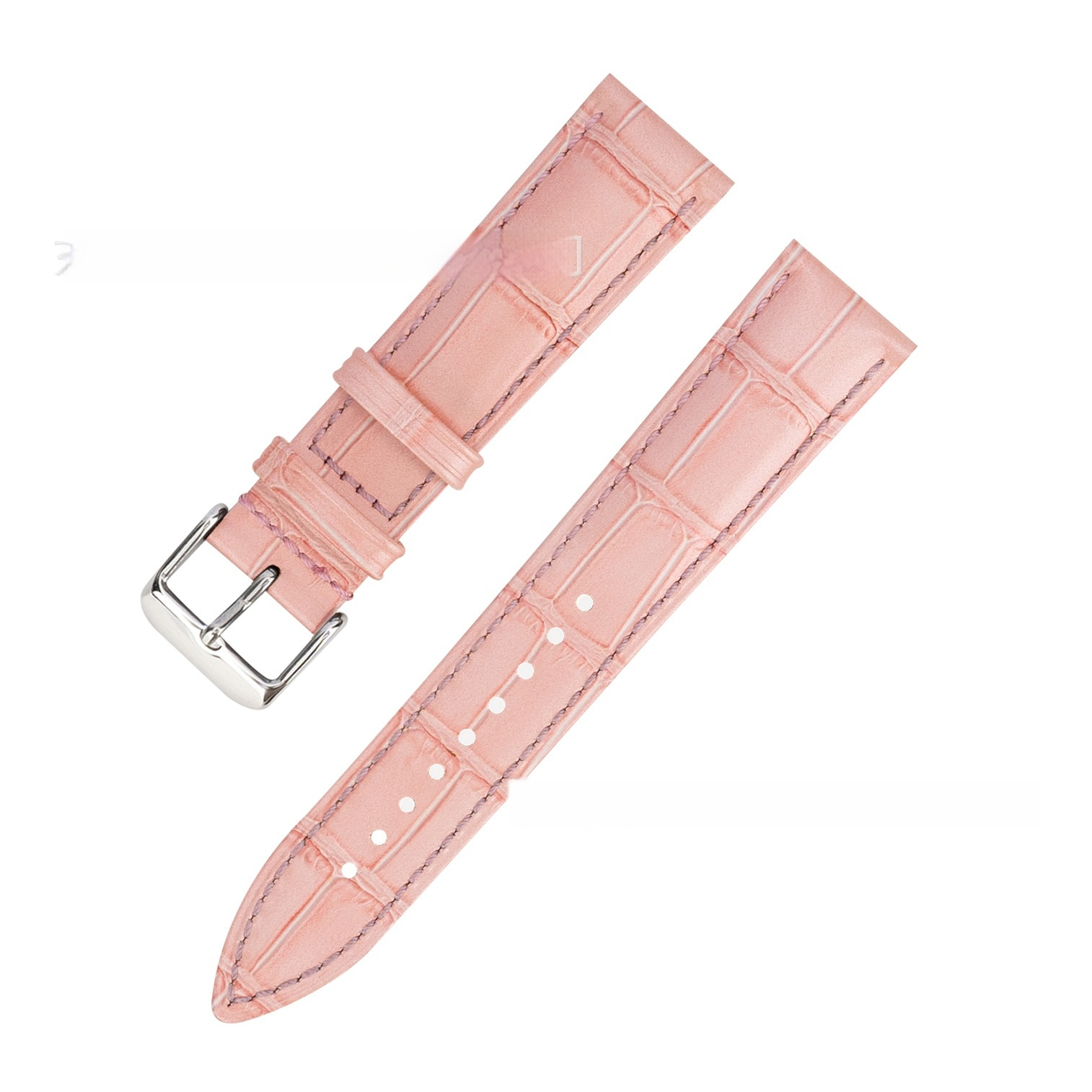 Pink steel needle buckle