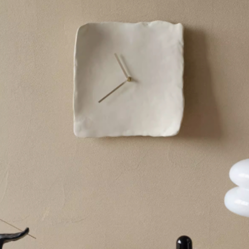 Title 1, Middle Aged Wrinkled Clock, Wall Clock, And Wat...