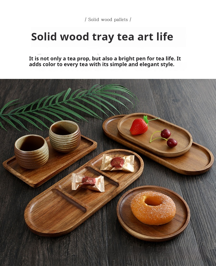 Title 7, Acacia Wood Pallet High-end Plate