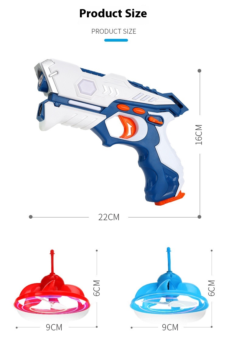 Title 14, Canhui Red Line-to-line Battle Pistol Toy Induc...