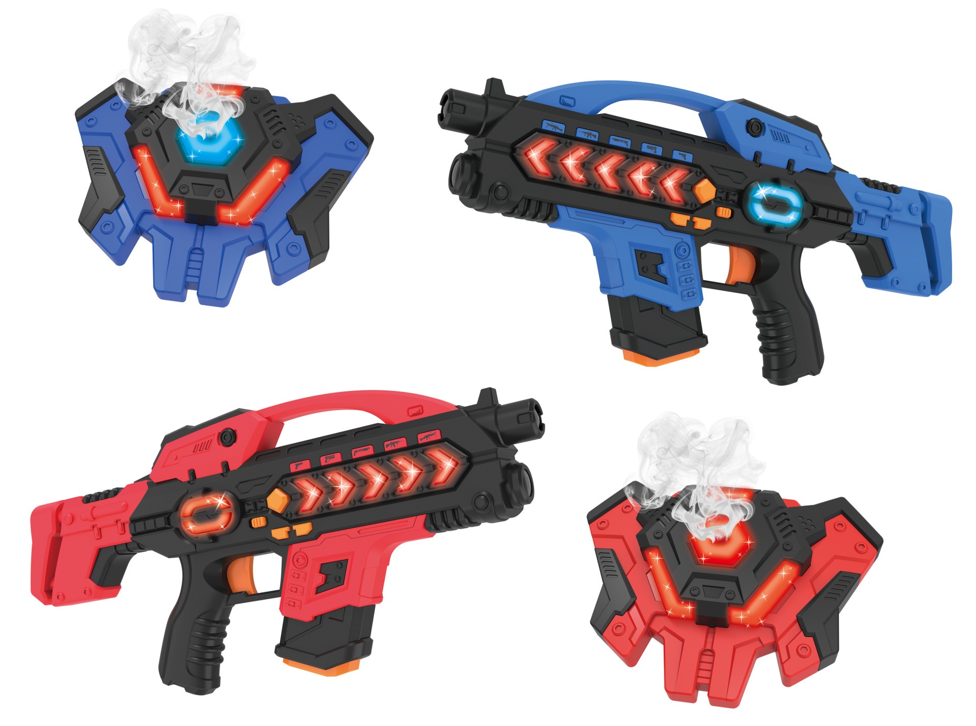 Title 13, Canhui Red Line-to-line Battle Pistol Toy Induc...