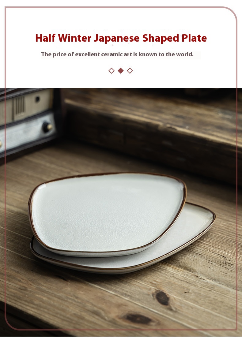 Title 1, Ceramic Special-shaped Plate Western Foodsteak ...