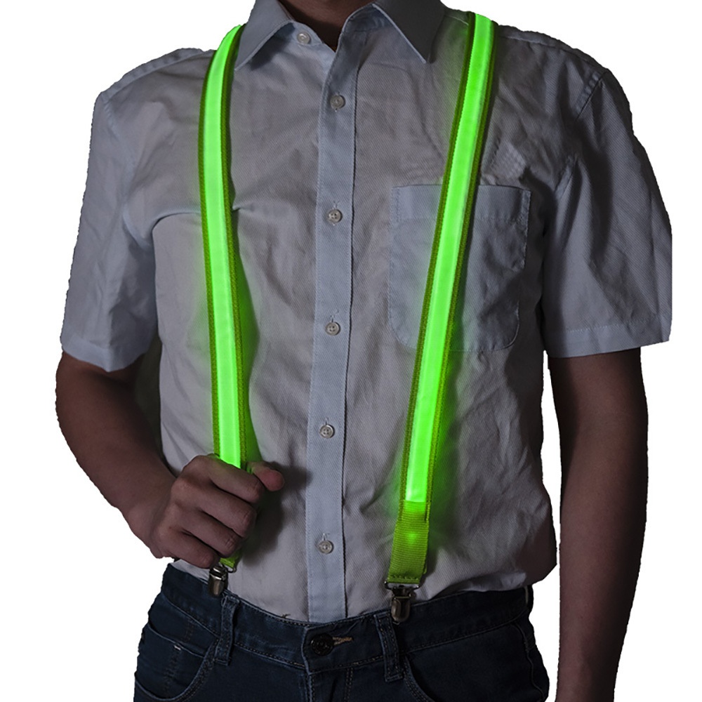 Title 6, LED Luminous Suspenders Creative Light Guide Ou...