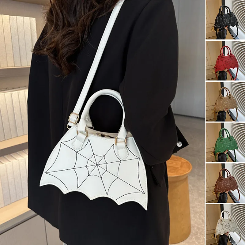 Halloween Spider Web Saddle Bags Fashion Personality Crossbody Shoulder