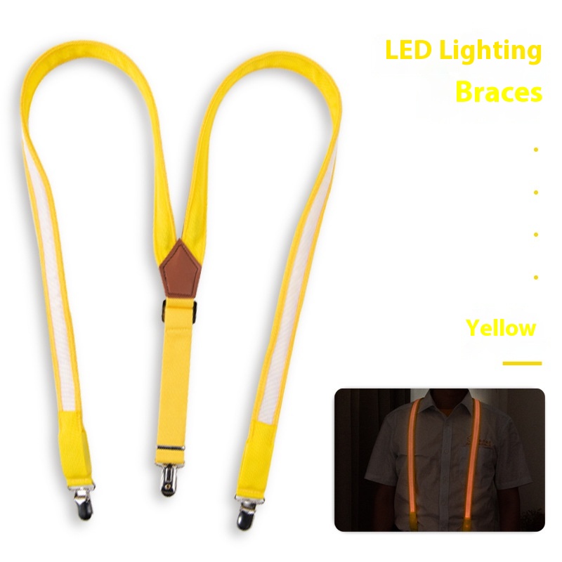 Title 2, LED Luminous Suspenders Creative Light Guide Ou...