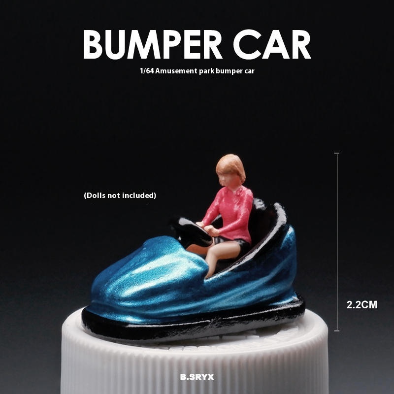 Bumper Car Blue Without Doll