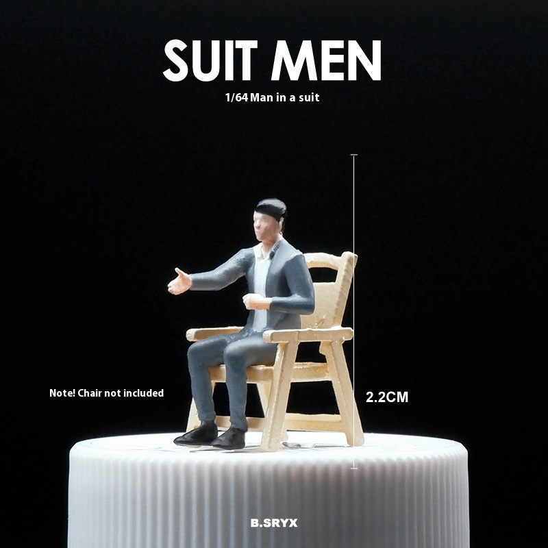 Suit Man Without Chair