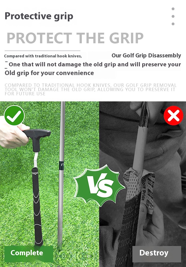 Title 5, Golf Grip Dismantlement Tool Golf Grip Repair T...