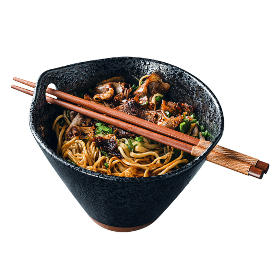 Title 3, Japanese Retro Ceramic Instant Noodle Bowl Kiln...