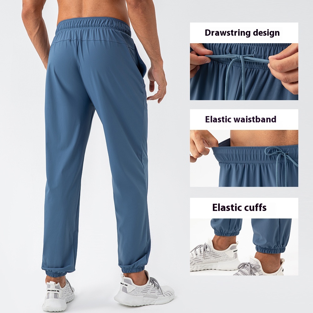 Title 7, Mens Nylon Cool Feeling Loose Track Pants Quic...