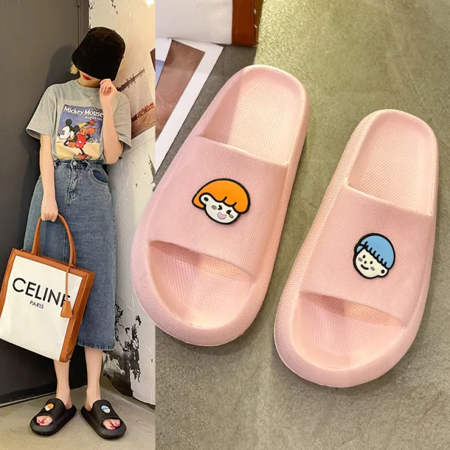 Soft Bottom Bathroom Bath Sandals Pink - Shop at LoveMi
