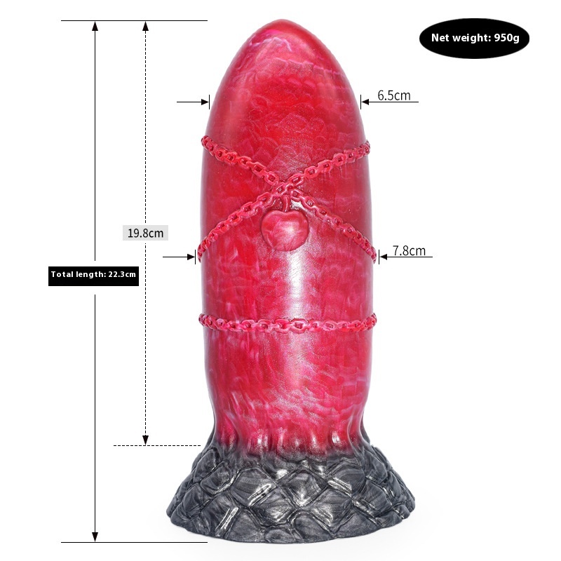 Colored Dildo Animal Like Penis Masturbator Irregular Anal Plug 13