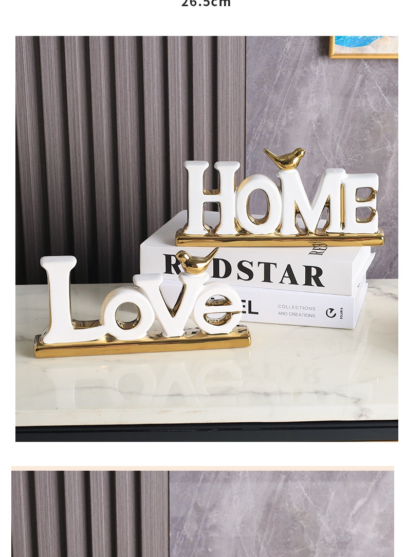 Title 12, Modern Minimalist LOVEHOME Crafts HOME Decoration