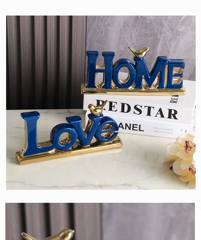 Title 6, Modern Minimalist LOVEHOME Crafts HOME Decoration