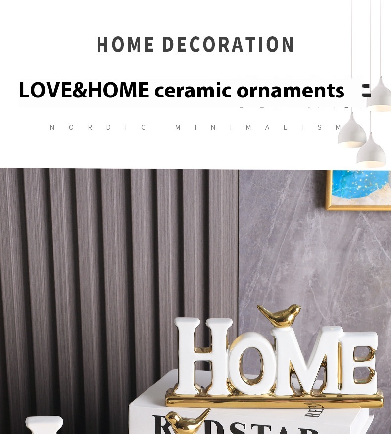 Title 1, Modern Minimalist LOVEHOME Crafts HOME Decoration