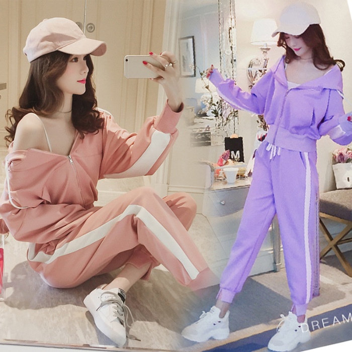 Hooded Suits Women's Spring And Autumn Loose Casual Jacket