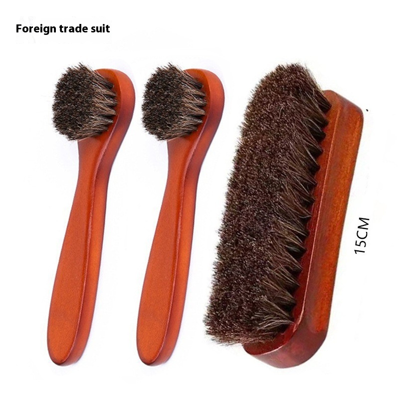 2 Round Brush Horse Hair Brush