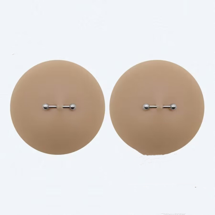 Title 2, With Studs Solid State Silicone Chest Paste Inv...