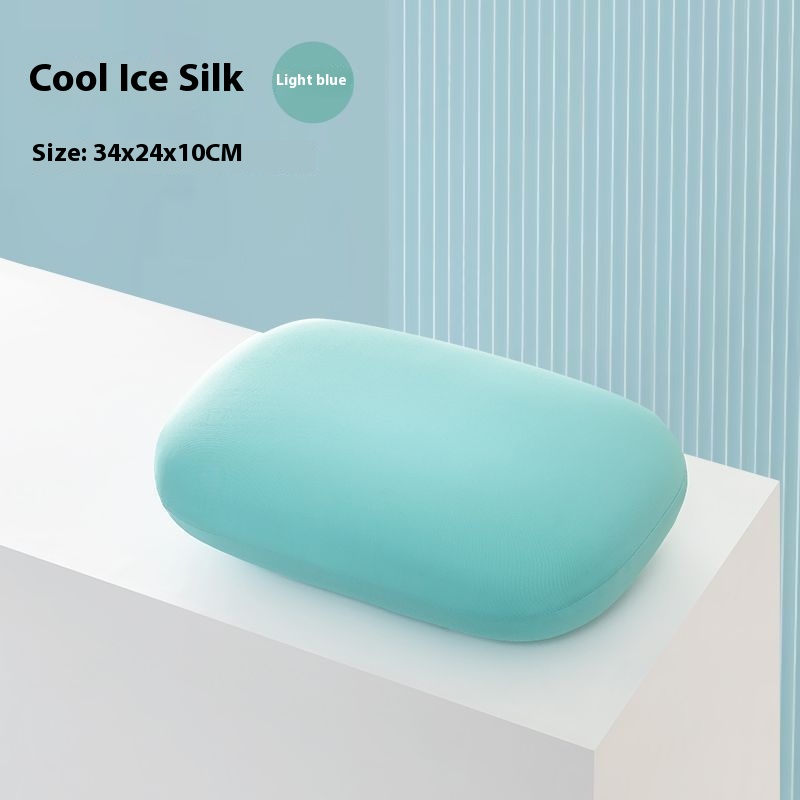 Title 2, Summer Nap Pillow Office Portable Ice Silk Stud...