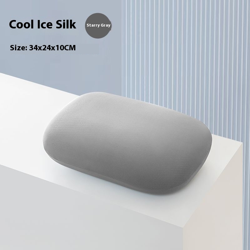 Title 1, Summer Nap Pillow Office Portable Ice Silk Stud...