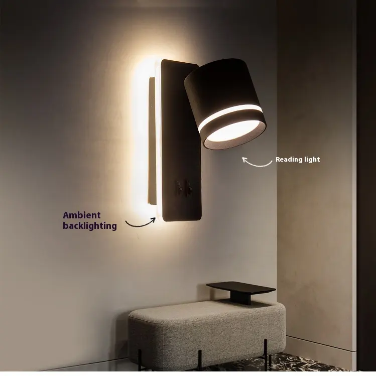Hotel Bedroom Bedside Nordic Modern Minimalist LED