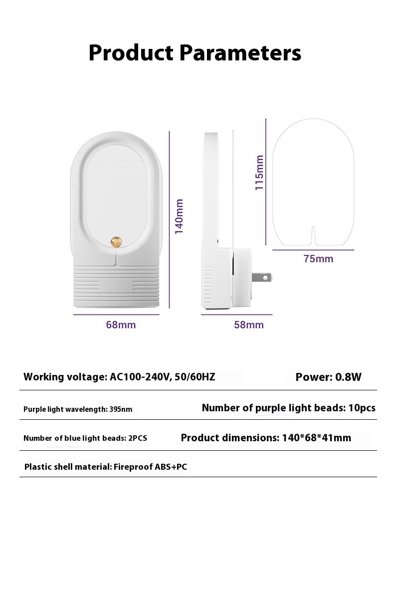 Title 1, Electronic Mosquito Sticking Device Sticky Catc...