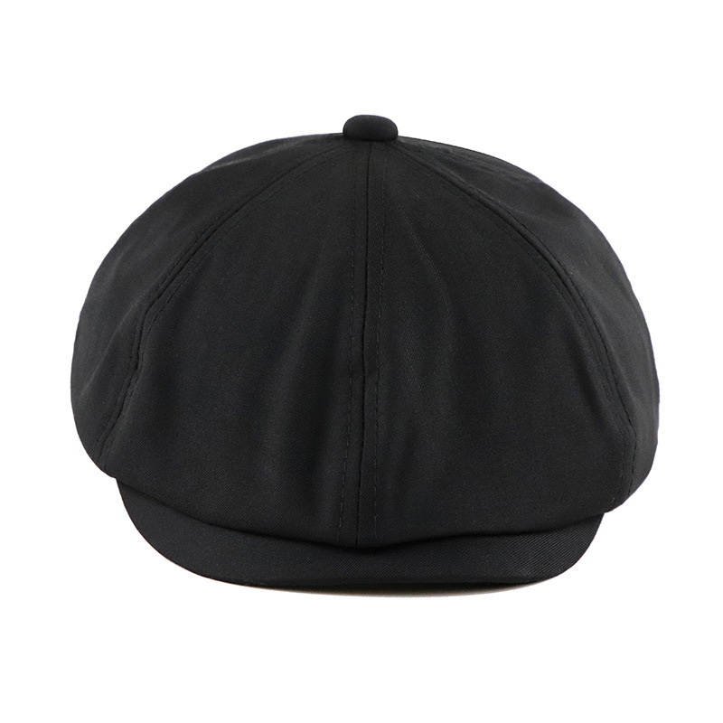 Title 4, Solid Color Retro Beret for Men and Women Sprin...