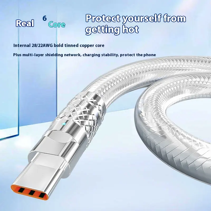 TYPE C Silver Data Cable CCC Certification
