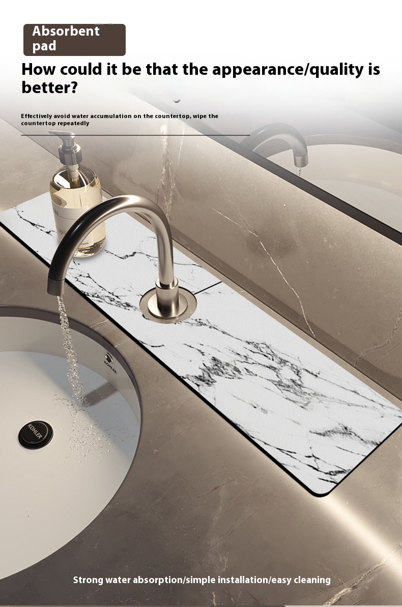 Title 3, Light Luxury Kitchen Diatom Ooze Faucet Suction...