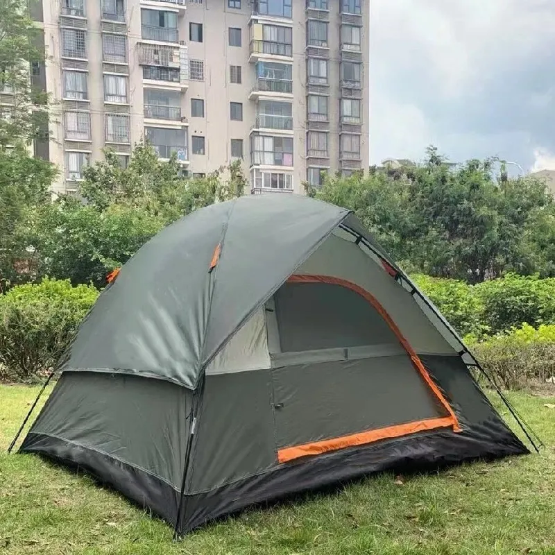 Outdoor Supplies Rain-proof Camping Tent Hand-mounted Double-layer