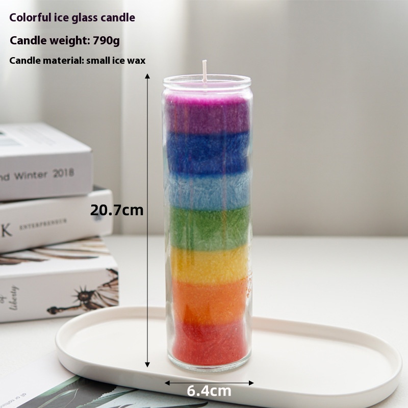 Horizontal Colorful Candle