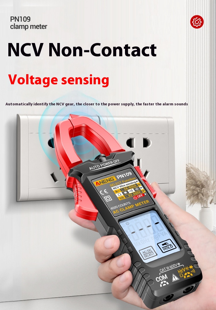 Title 5, Clamp Voltmeter Digital Multimeter Electrician ...