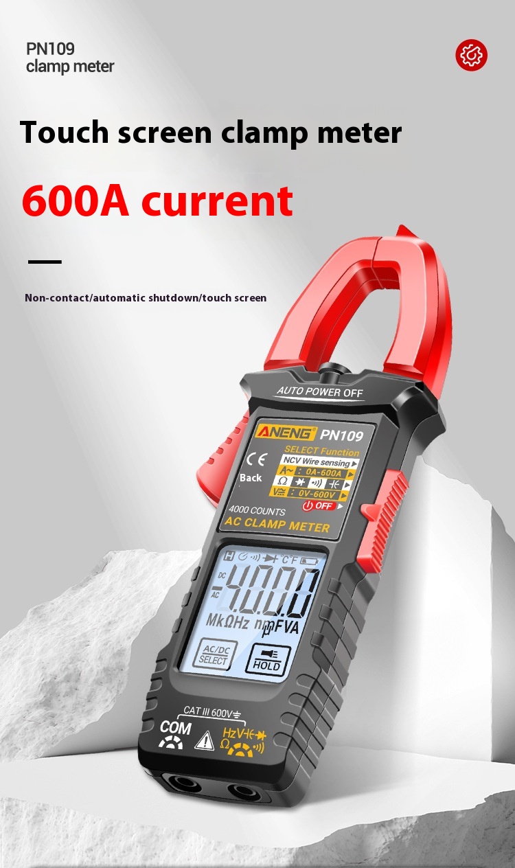 Title 8, Clamp Voltmeter Digital Multimeter Electrician ...