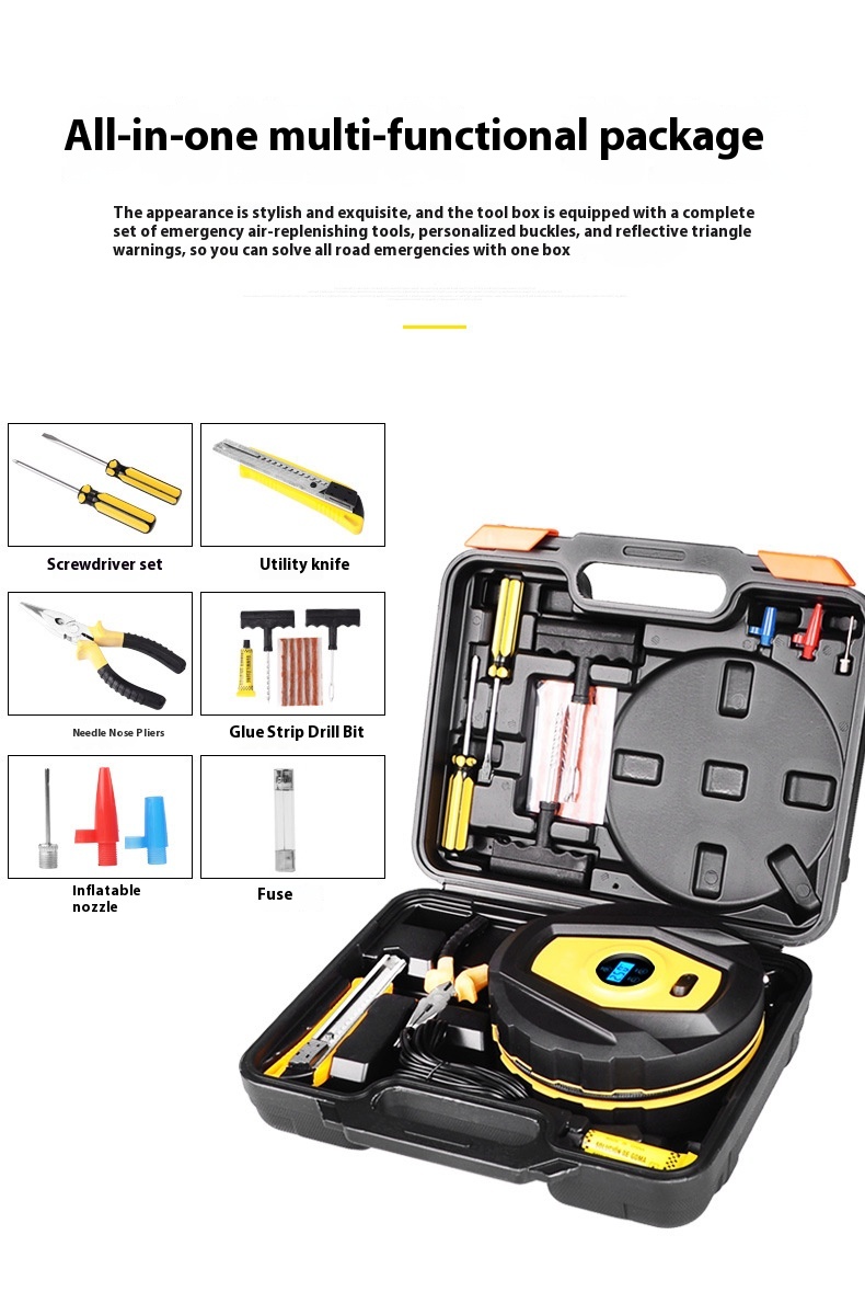 Title 3, Car Inflatable Small Mini Portable Multifunctional