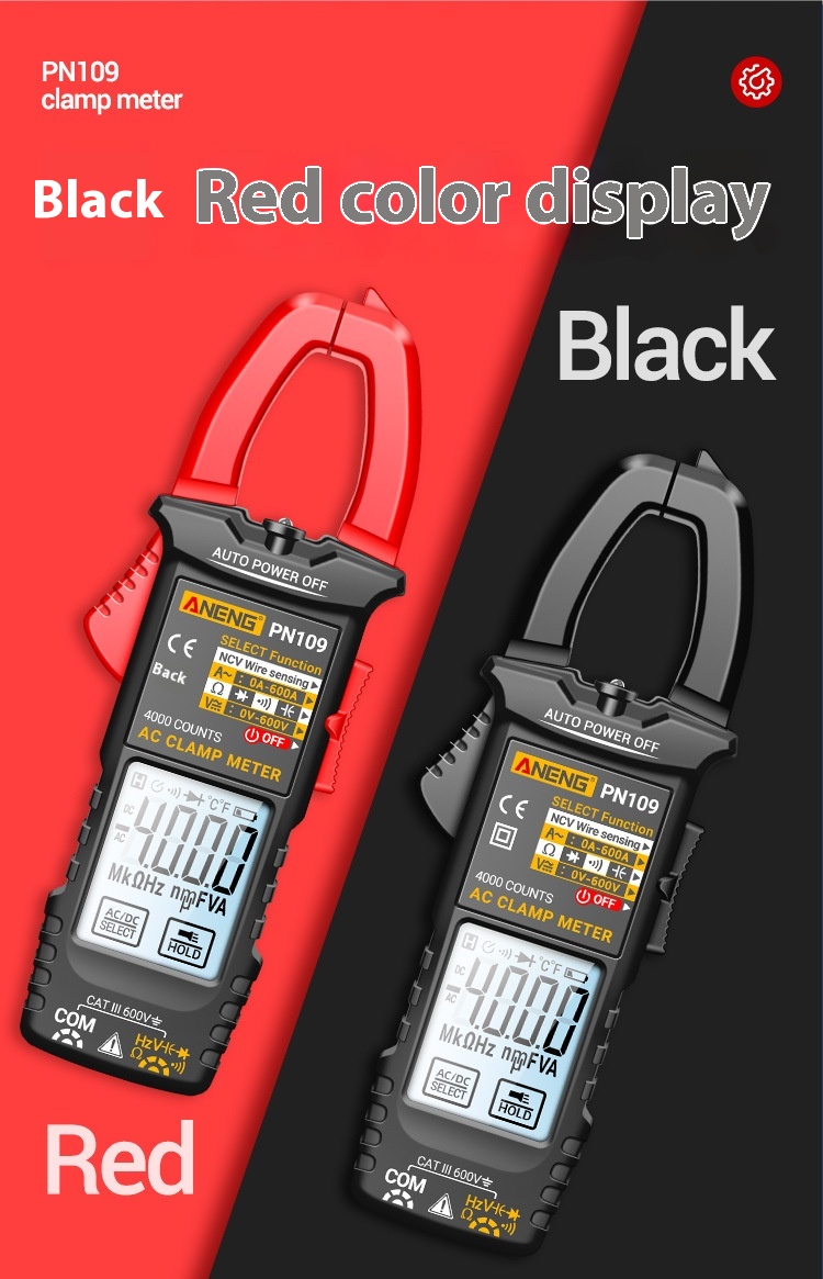 Title 16, Clamp Voltmeter Digital Multimeter Electrician ...