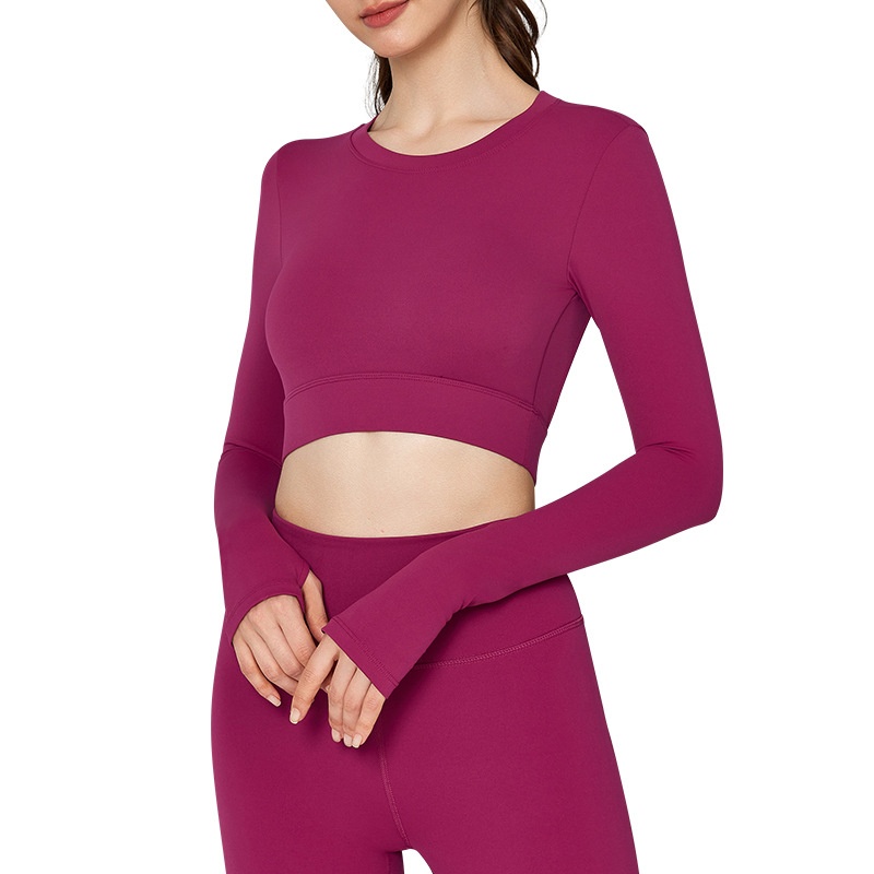 Semi-fixed Cup Running Fitness Skinny Exercise Top