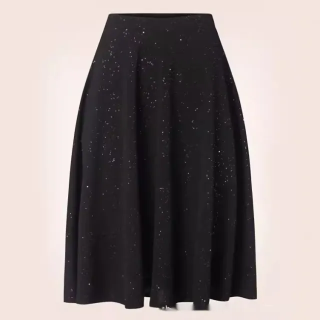 Skirt Printed Elastic Waist Slimming Skirt Color - Shop at LoveMi