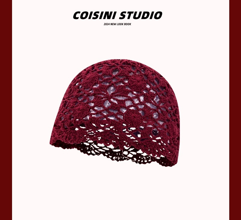 Knitted Hollow Bag Cap