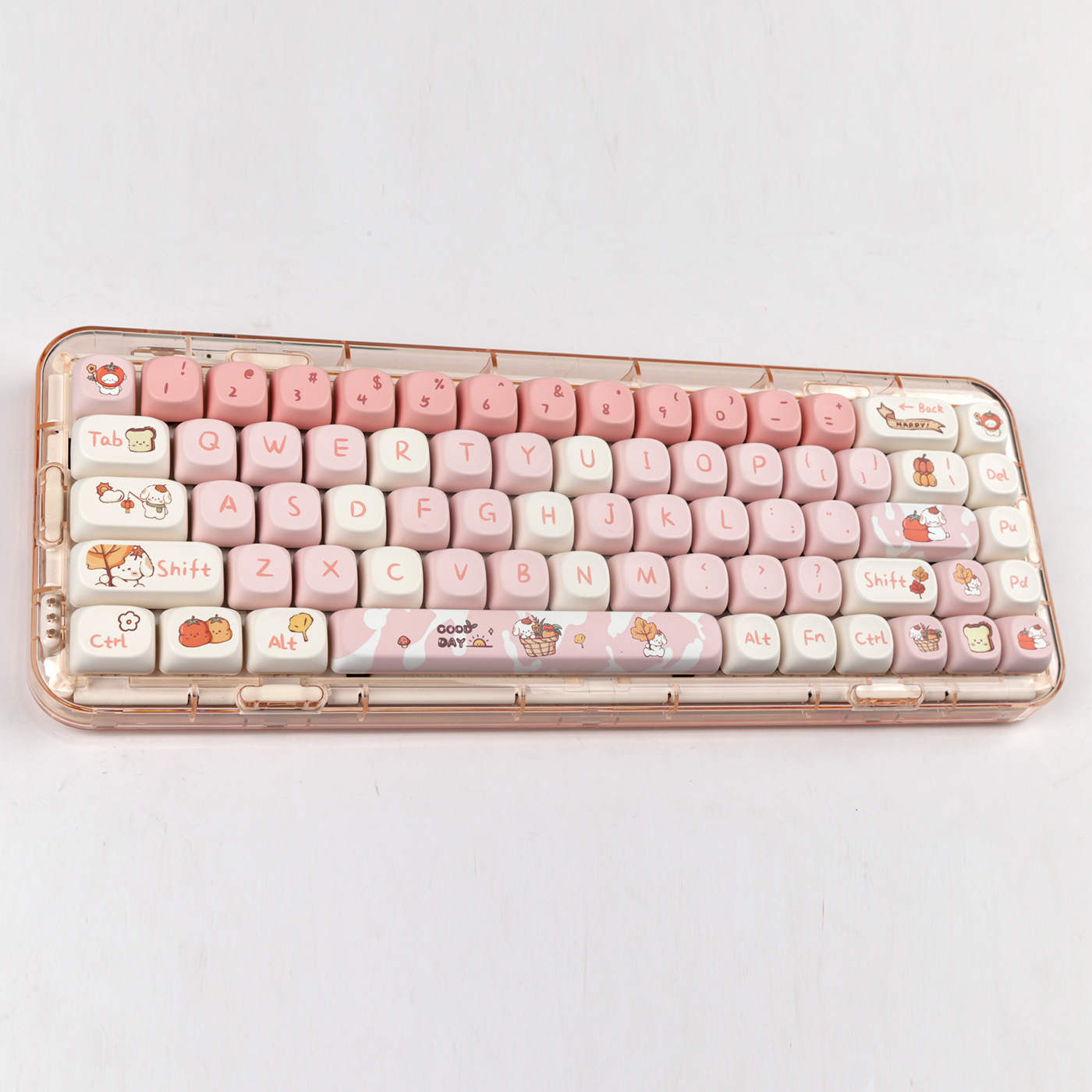 Title 14, Ice Cream Teddy Bear Keycap Blue Cute Cartoon