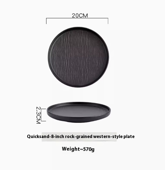 Advanced Sense Italian Pasta Dish Home Use And Commercial Use Flat Plate Dinner Plate