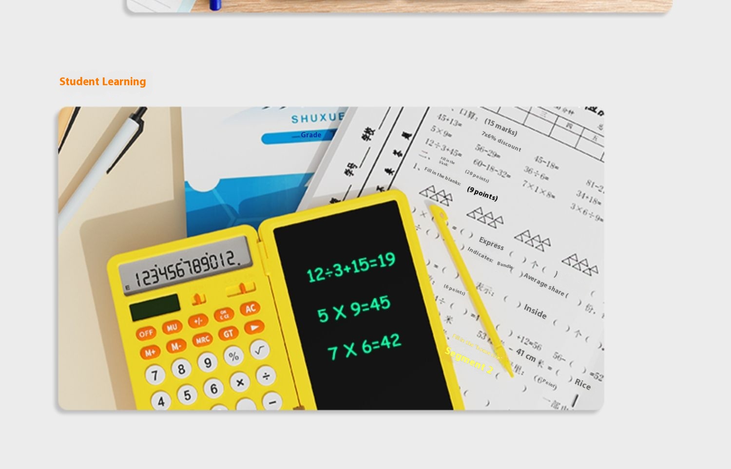 Title 2, Calculator LCD Handwriting Board Computer Dual ...